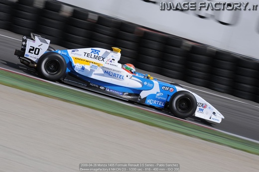 2008-04-26 Monza 1405 Formule Renault 3.5 Series - Pablo Sanchez
